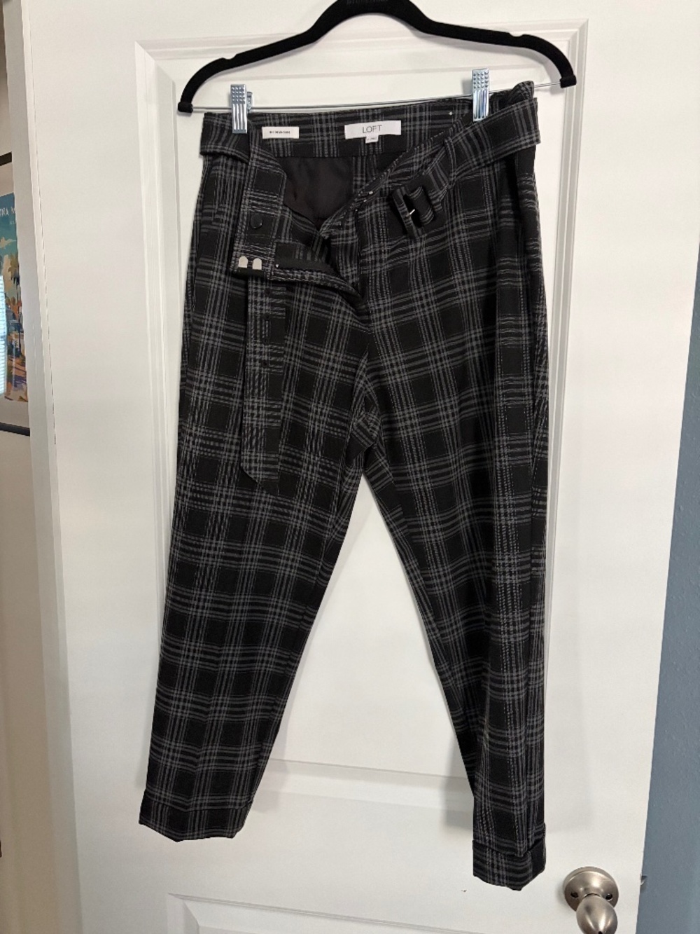 Loft Plaid Pants Size 8P
